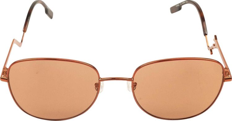 Kenzo Roviex Mirror Wire Sunglasses 'Orange'