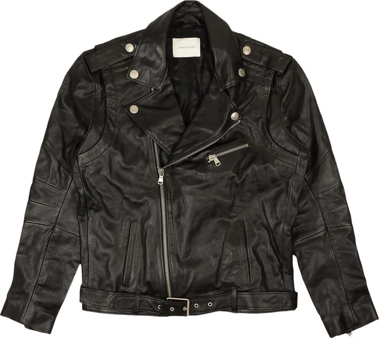 Balmain 905 Leather Jacket 'Black'