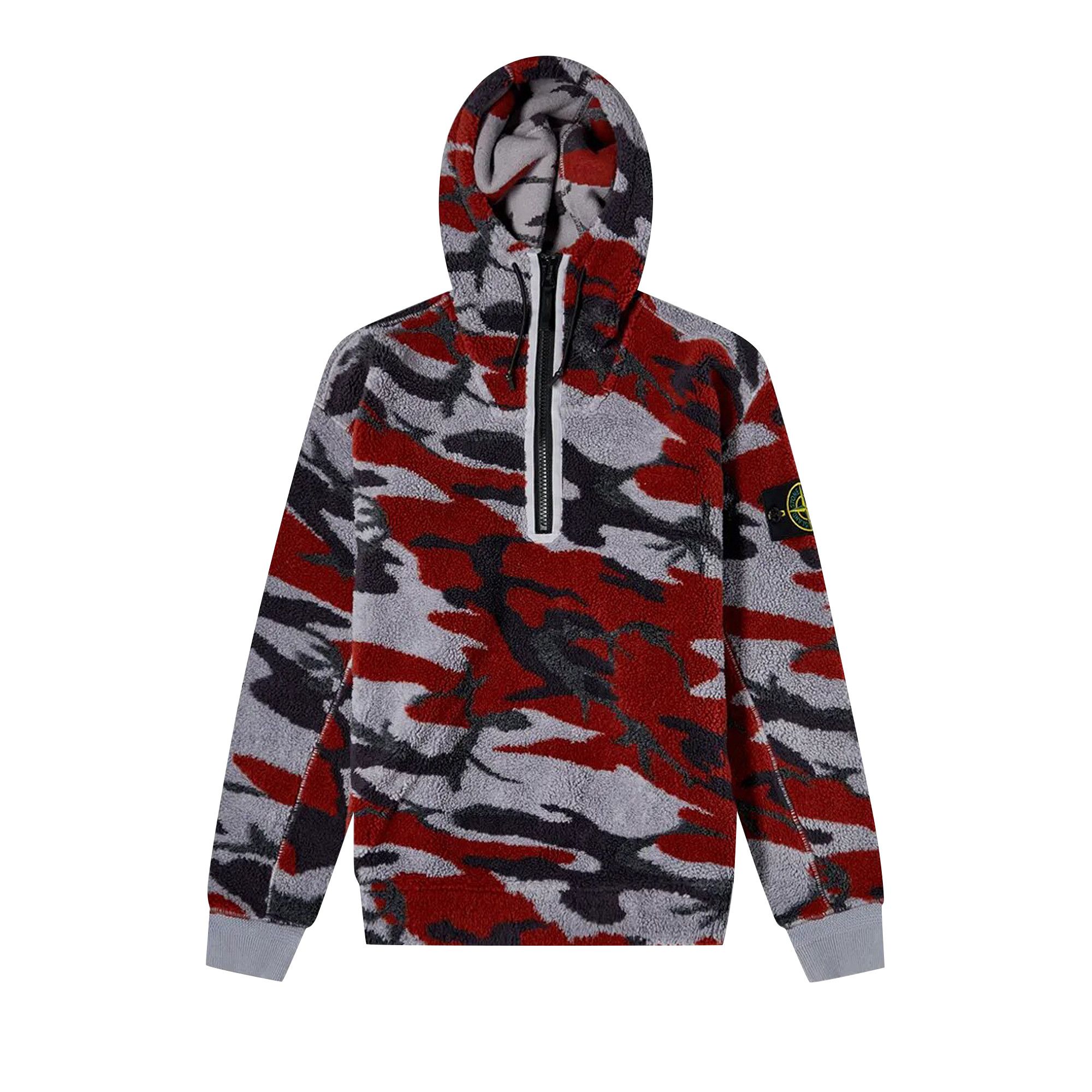 Stone island outlet red camo jacket