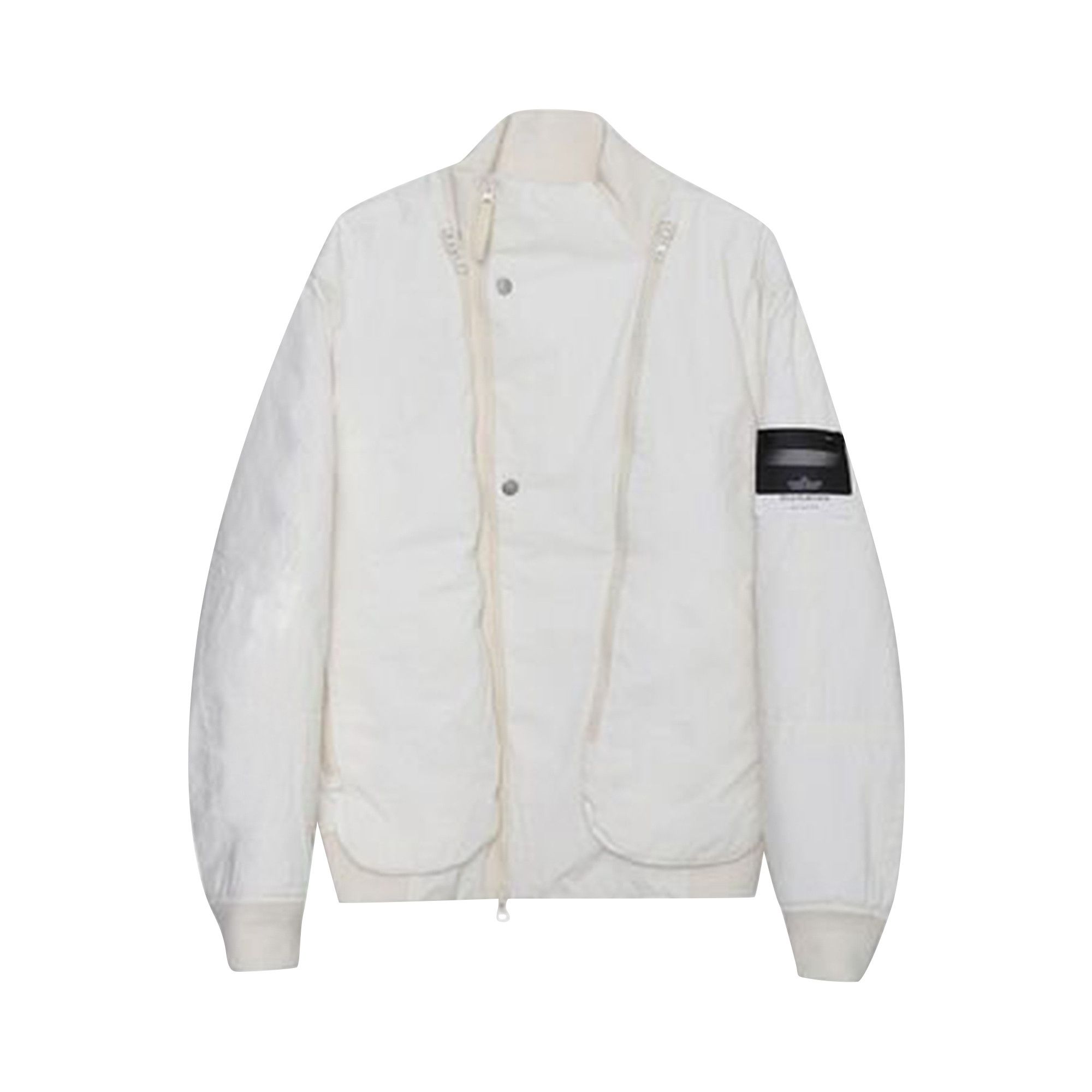Stone island shadow project white jacket outlet