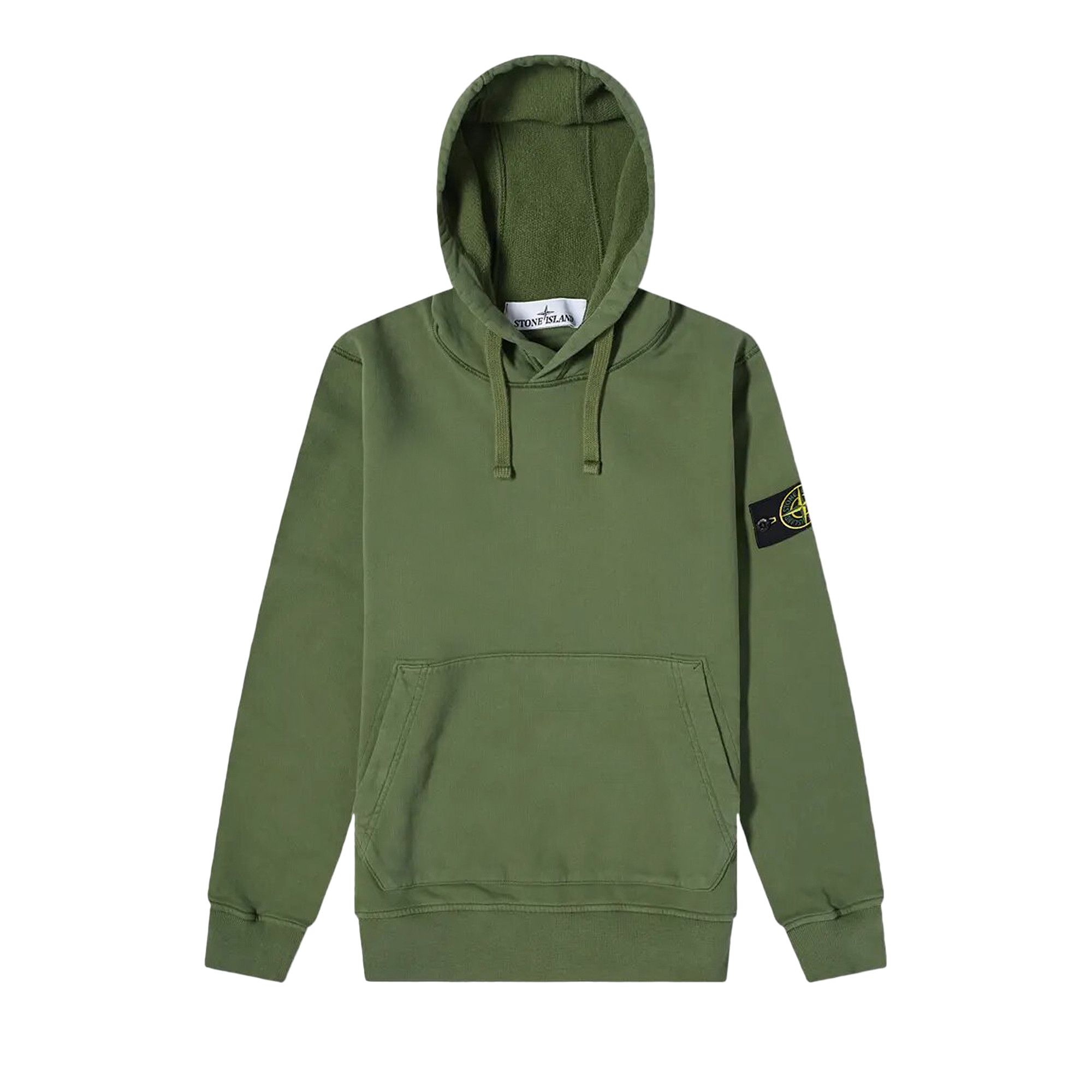 Stone island 2025 hoodie olive green