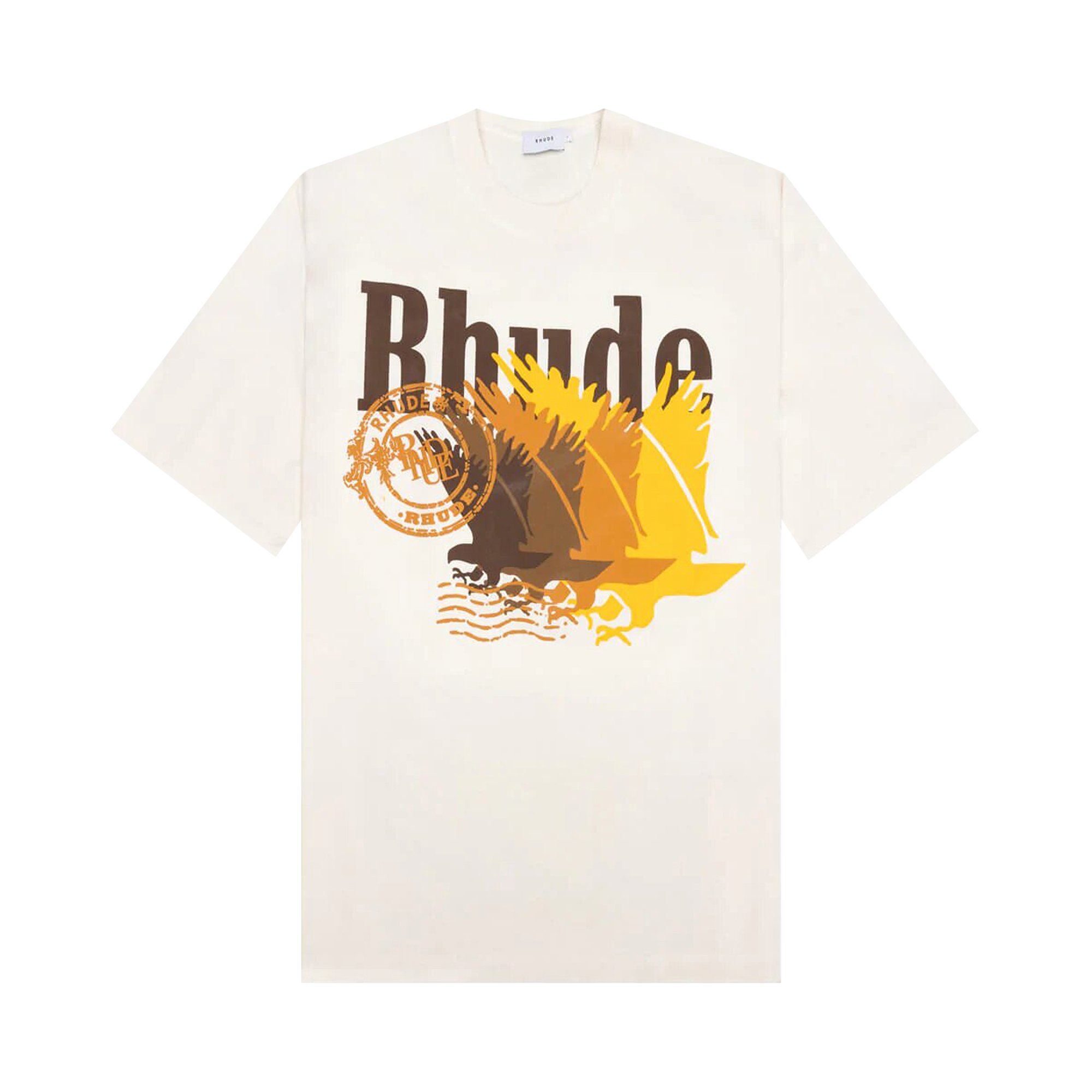 Buy Rhude Hopps Tee 'White' - FW22TT190126110611 - White | GOAT