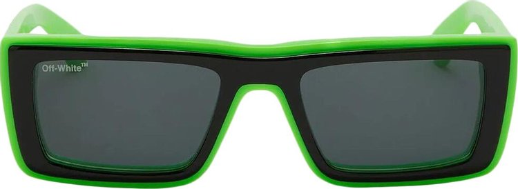 Off-White Jacob Sunglasses 'Green/Dark Grey'