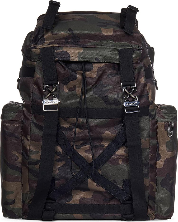 Off White Arrow Tuc Backpack Multicolor