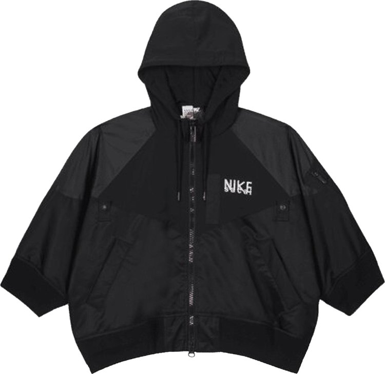 Buy Nike x Sacai Full Zip Hooded Jacket 'Black' - DQ9048 010 | GOAT