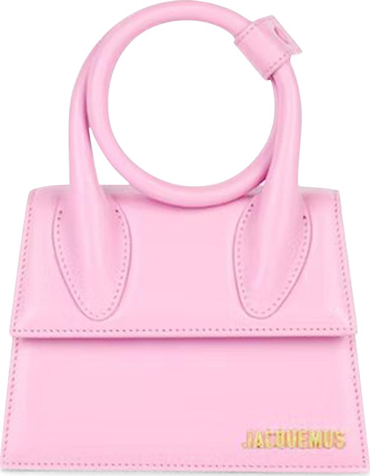 Jacquemus Le Chiquito Noued Coiled Handbag 'Light Pink'