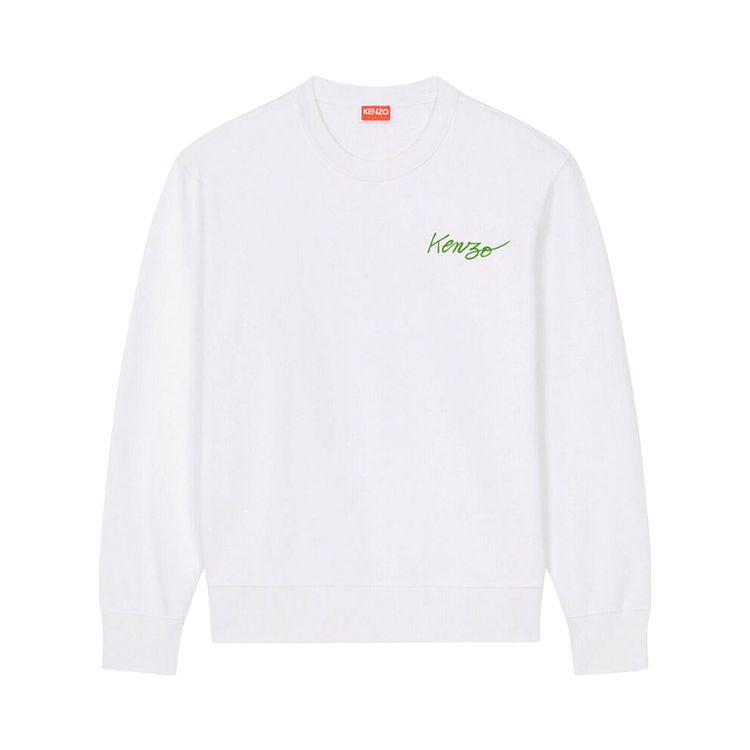 Kenzo Poppy Crewneck White