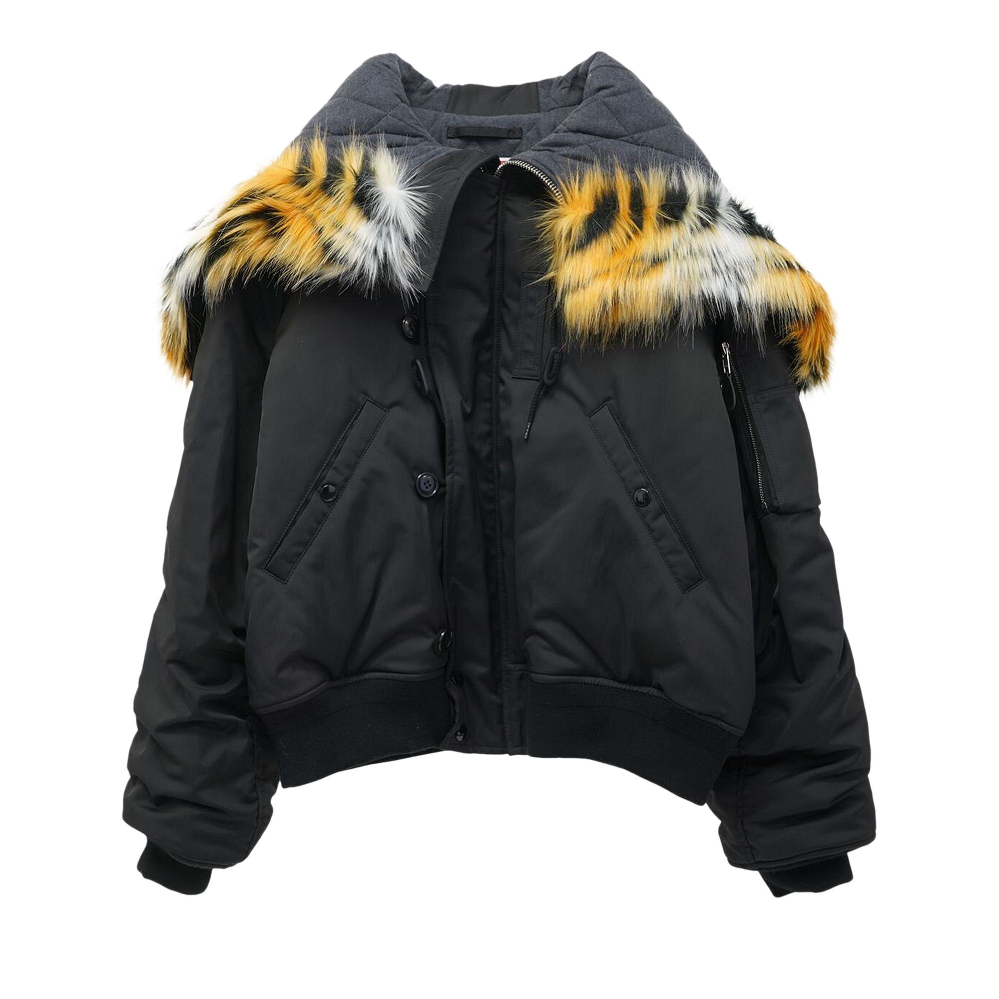 Kenzo x h y m faux fur sale hooded jacket