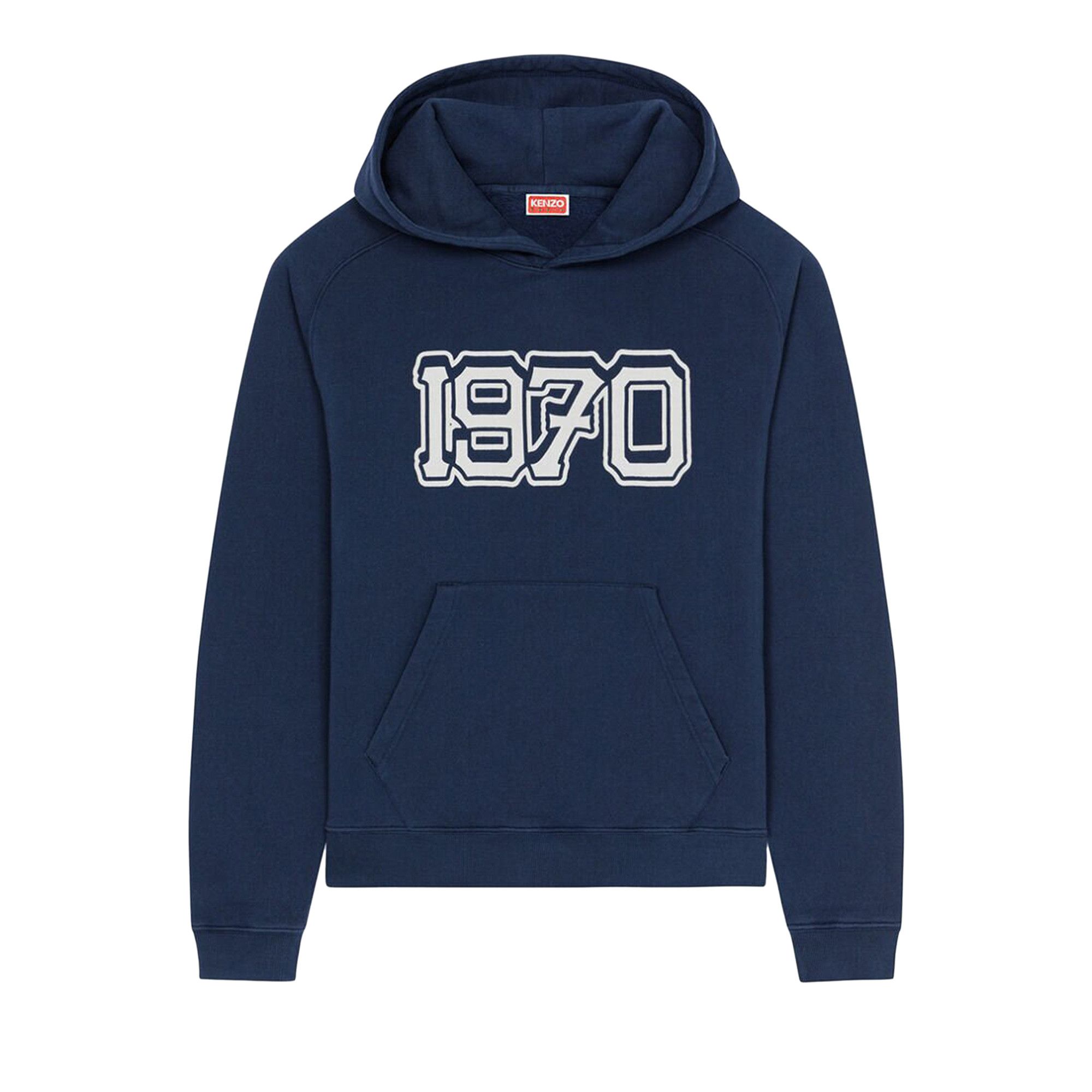 Buy Kenzo Varsity Hooded Sweatshirt Midnight Blue FC65SW4354MJ