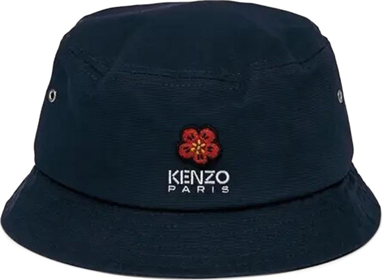 Kenzo Broke Flower Chest Bucket Hat 'Midnight Blue'