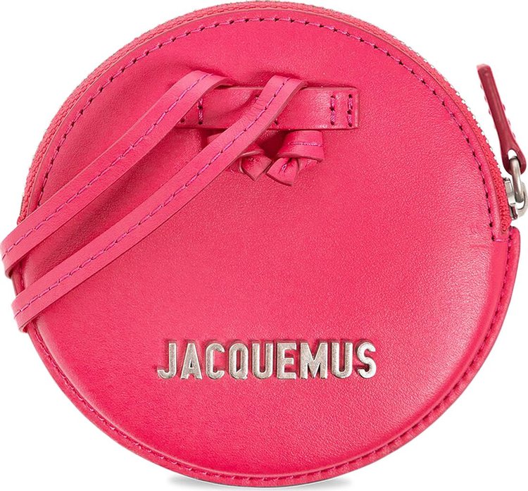 Jacquemus Le Pitchou Circle Neck Pouch 'Dark Pink'