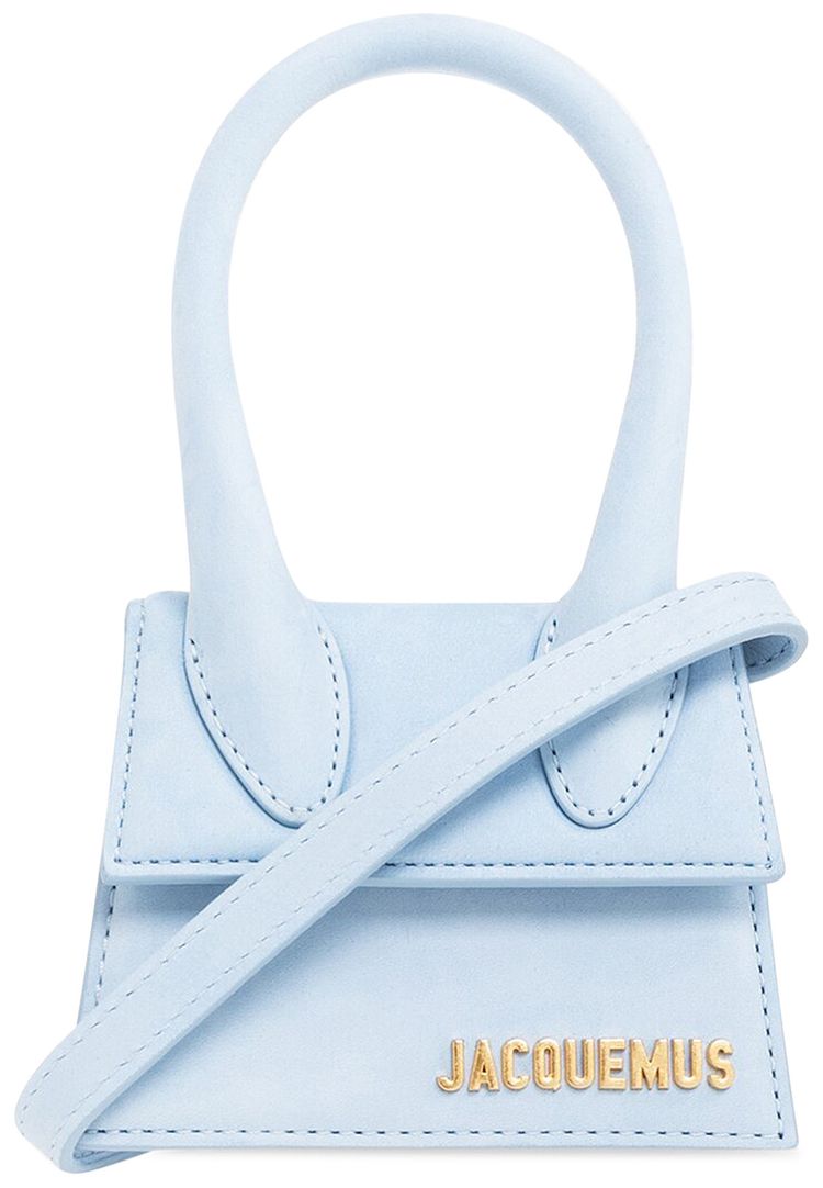 Jacquemus Le Chiquito Signature Mini Handbag Blue Gold