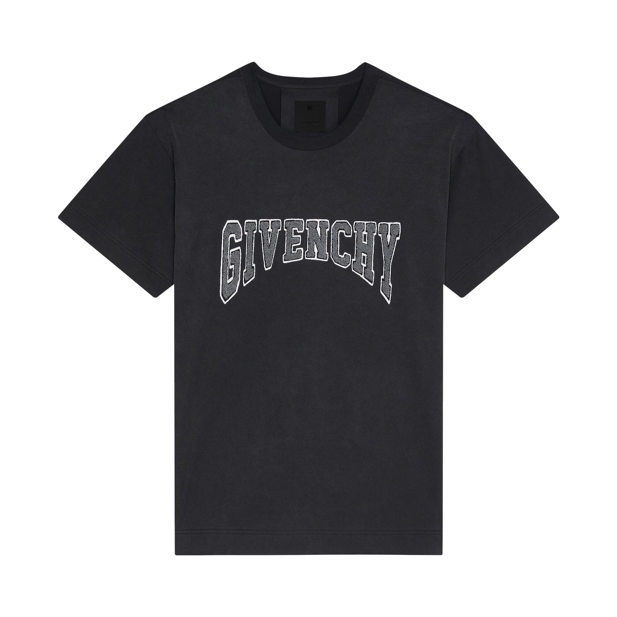 Tシャツ・カットソー GIVENCHY Men T Shirts BM71MG3YPS001 Black T-Shirt - Black – Feature