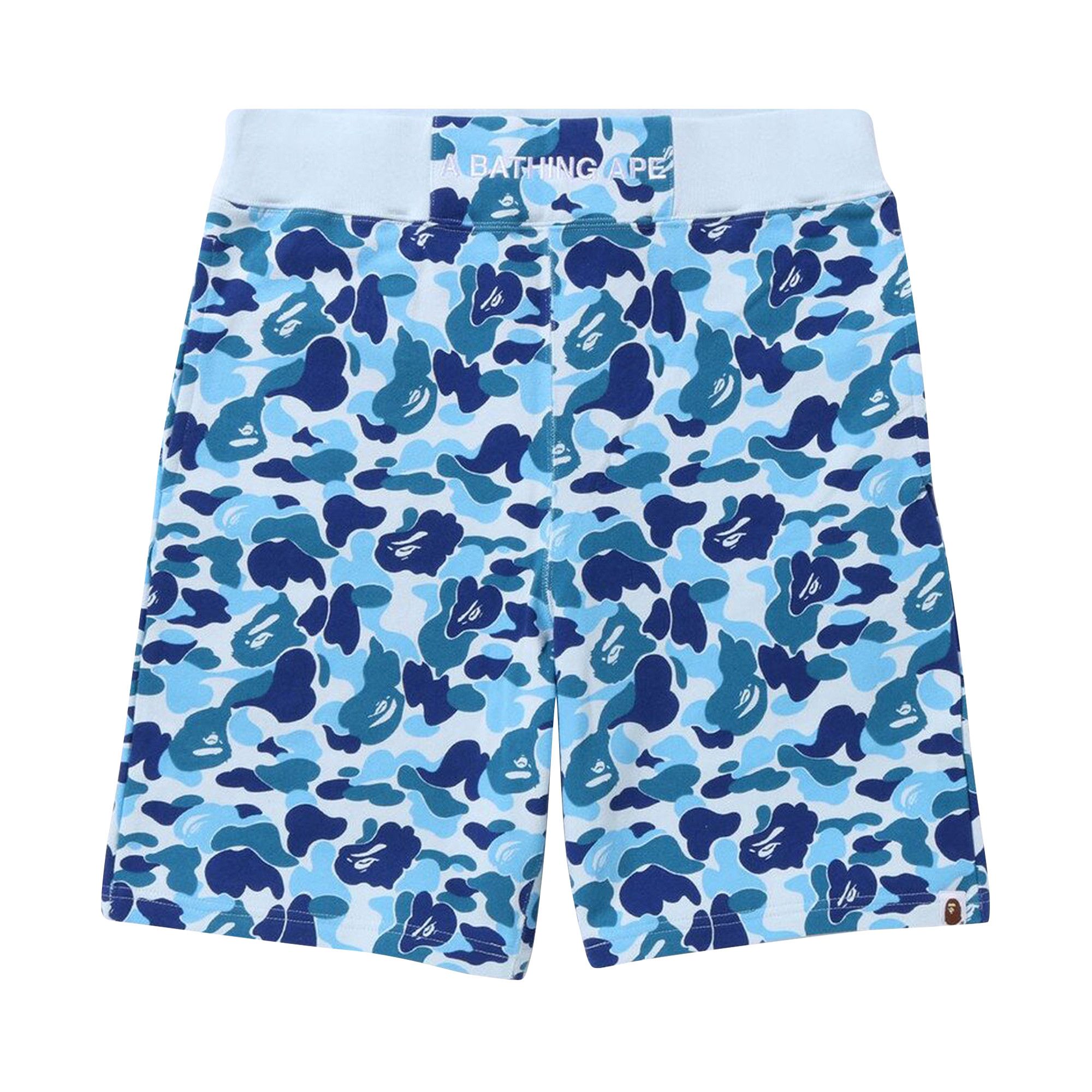 Buy BAPE ABC Camo Sweatshorts 'Blue' - 1I30 153 017 BLUE | GOAT