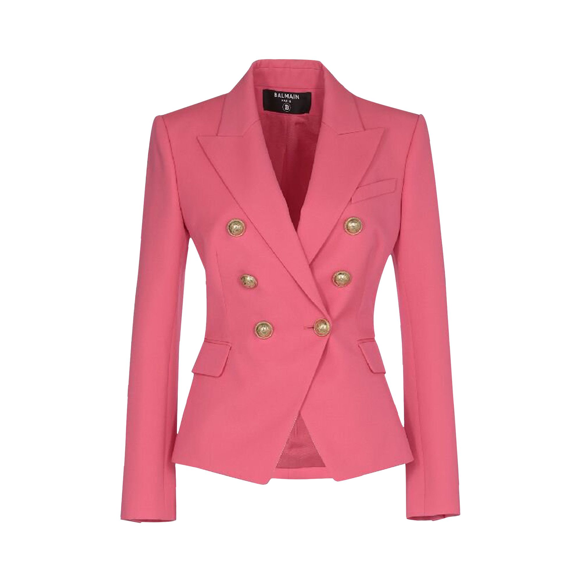 Pink discount balmain jacket