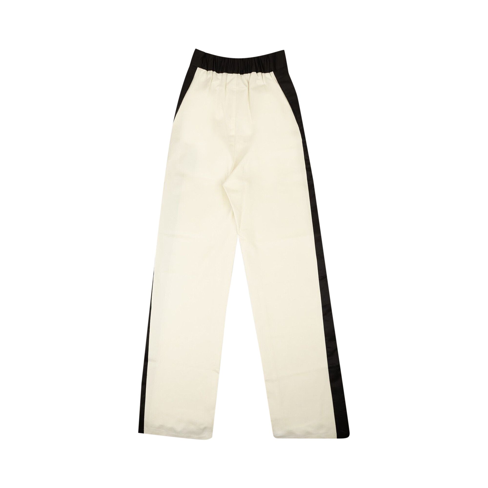 Buy MM6 Maison Margiela Side Stripe Pants 'White/Black