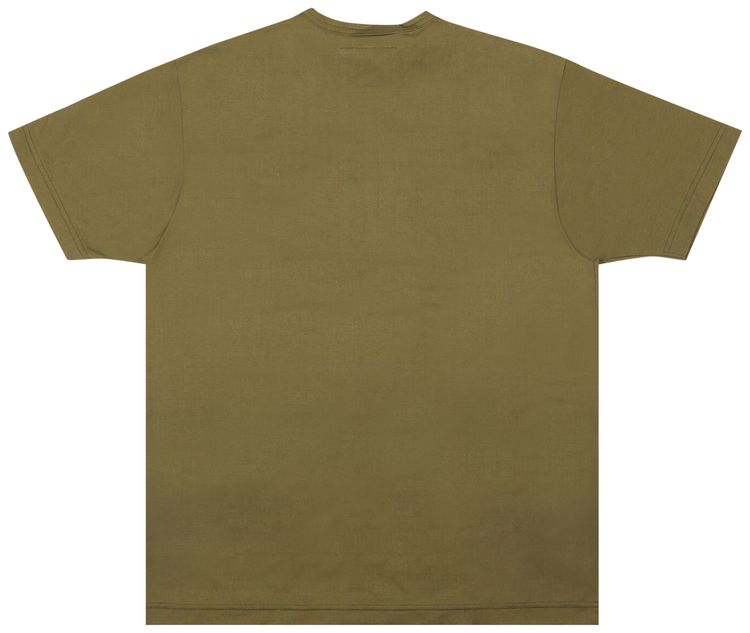 Junya Watanabe Basic Short Sleeve T Shirt Olive Green