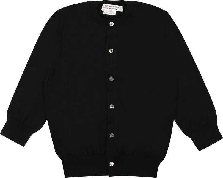 Comme des Garçons Knit Button Up Cardigan 'Black'