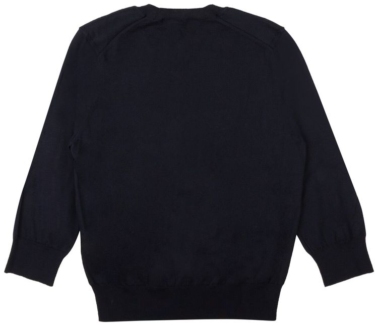 Comme des Garcons Crewneck Pullover Sweater Navy