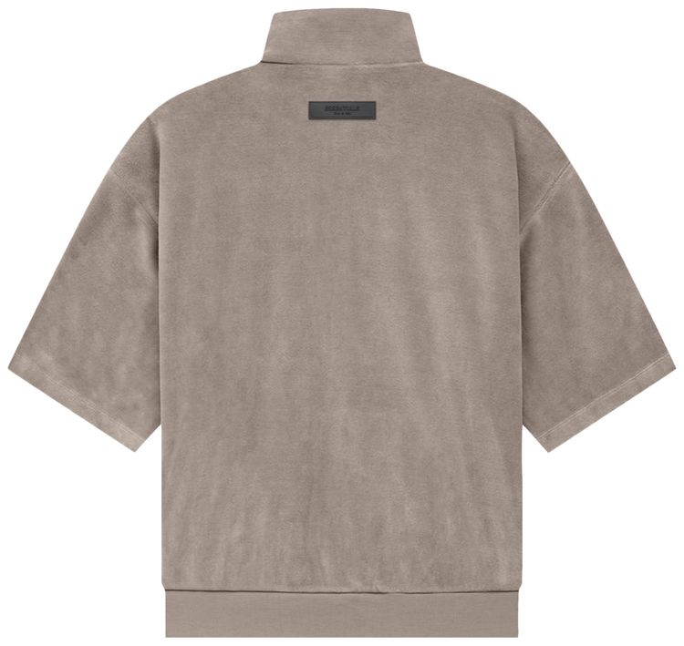 Fear of God Essentials Velour Mockneck Desert Taupe