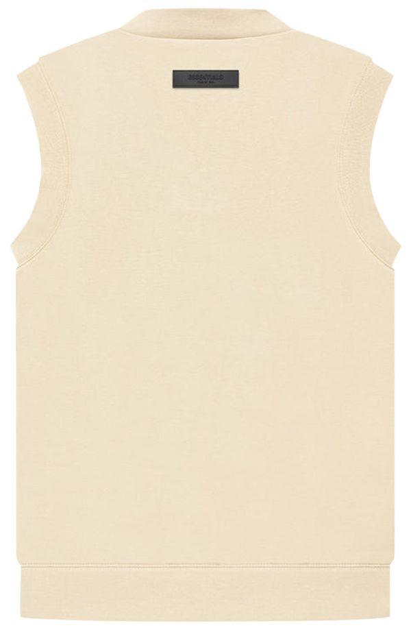 Essentials V Neck Vest 'Egg Shell' 2