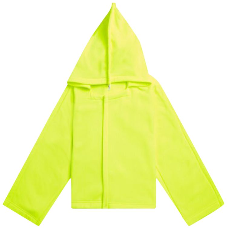 Comme des Garcons Cropped Hoodie Fluorescent Yellow