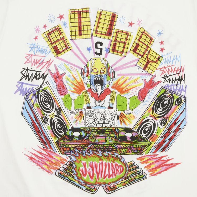 Stussy JJ Villard Hollywood Tee White