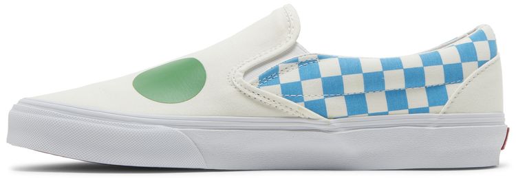MOCA x Vans Classic Slip On Checkerboard   Cyan