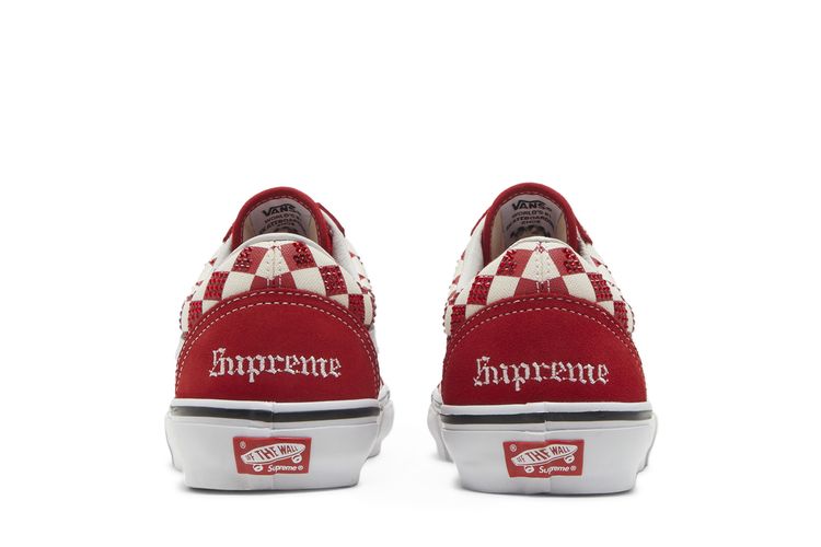 Buy Supreme x Swarovski x Vans Skate Old Skool 'Red' VN0A5KRXRED