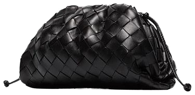 Bottega Veneta Mini Pouch Bag BlackSilver