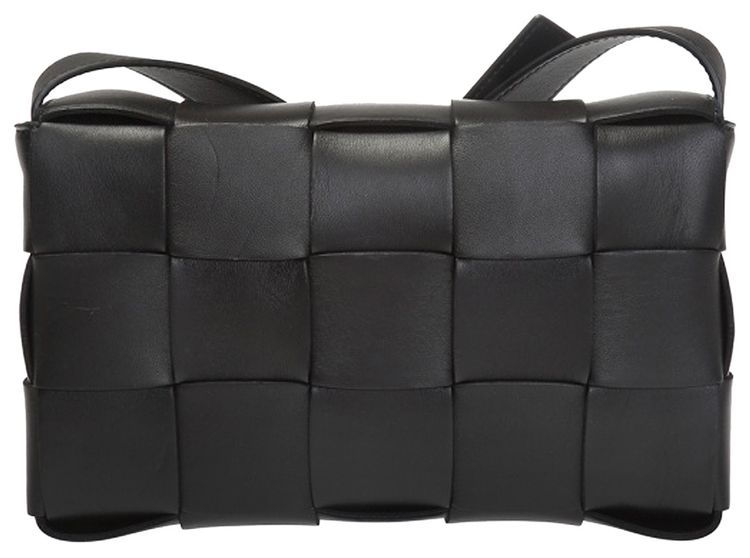 Bottega Veneta Cassette Bag BlackSilver