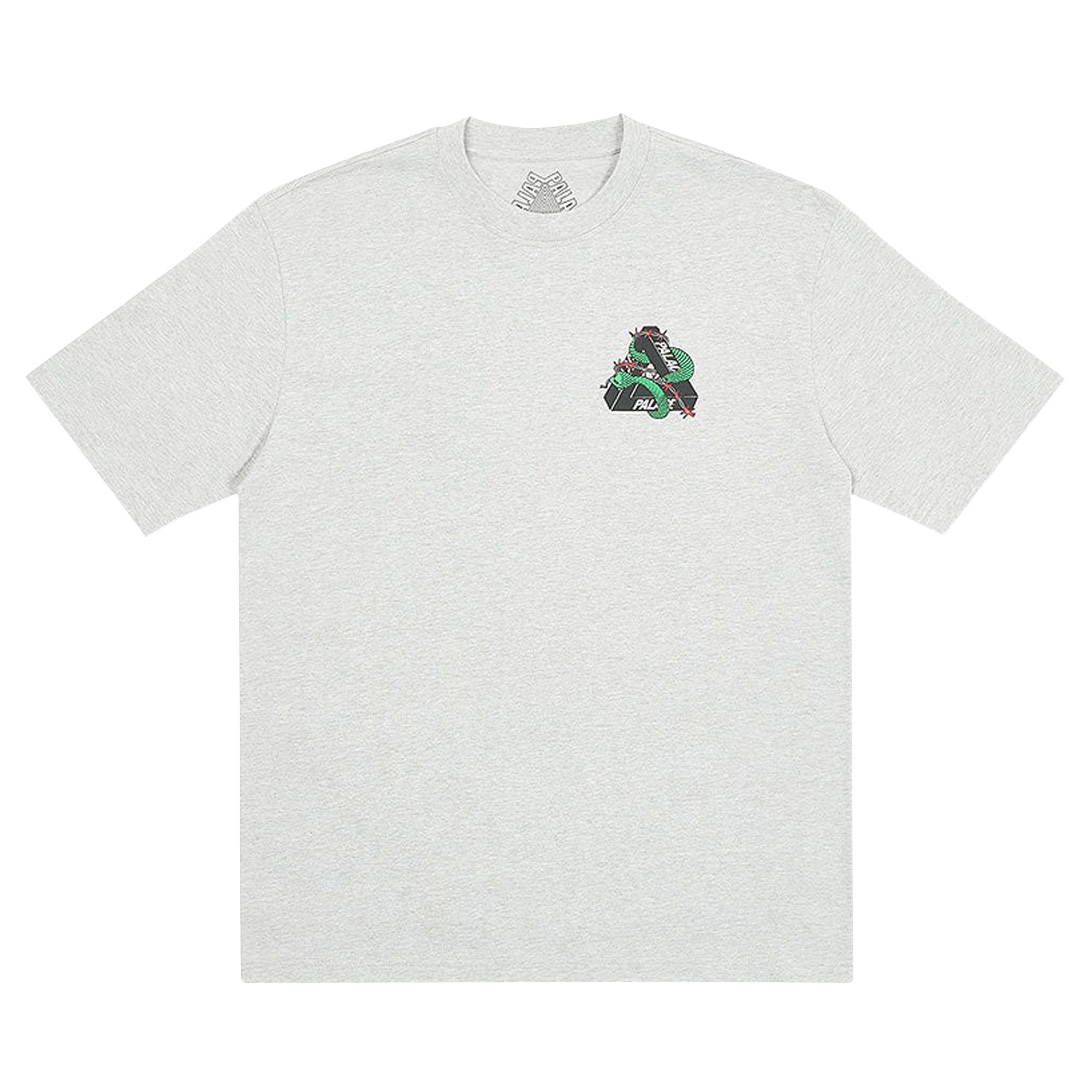 Buy Palace Hesh Mit Fresh T Shirt Grey Marl P18TS213 GOAT