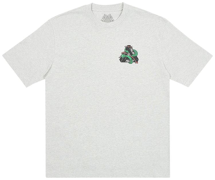 Palace Hesh Mit Fresh T Shirt Grey Marl