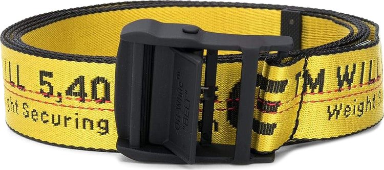 Off-White Classic Industrial Belt 'Yellow/Black'