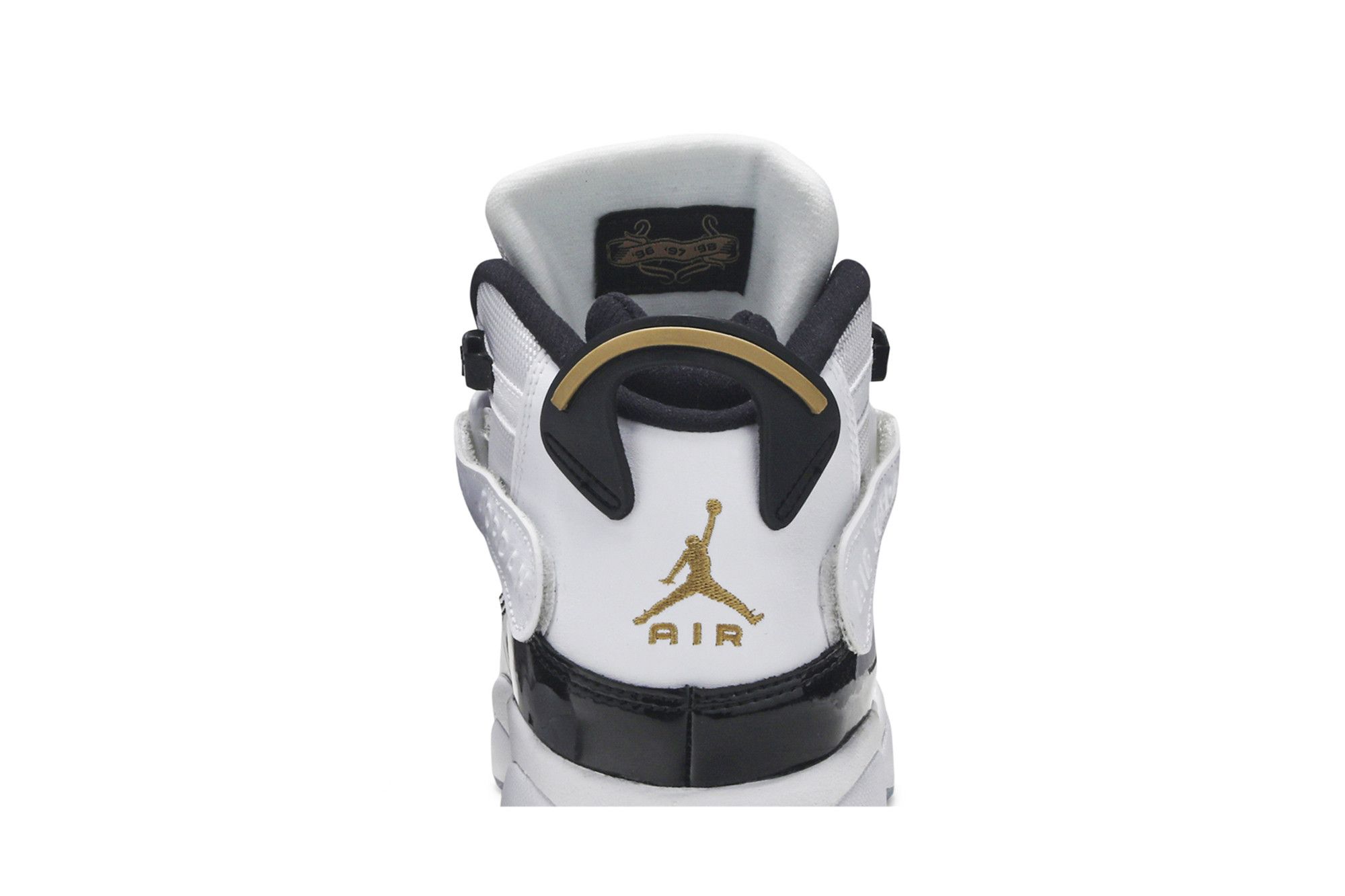 jordan 6 rings gold and white