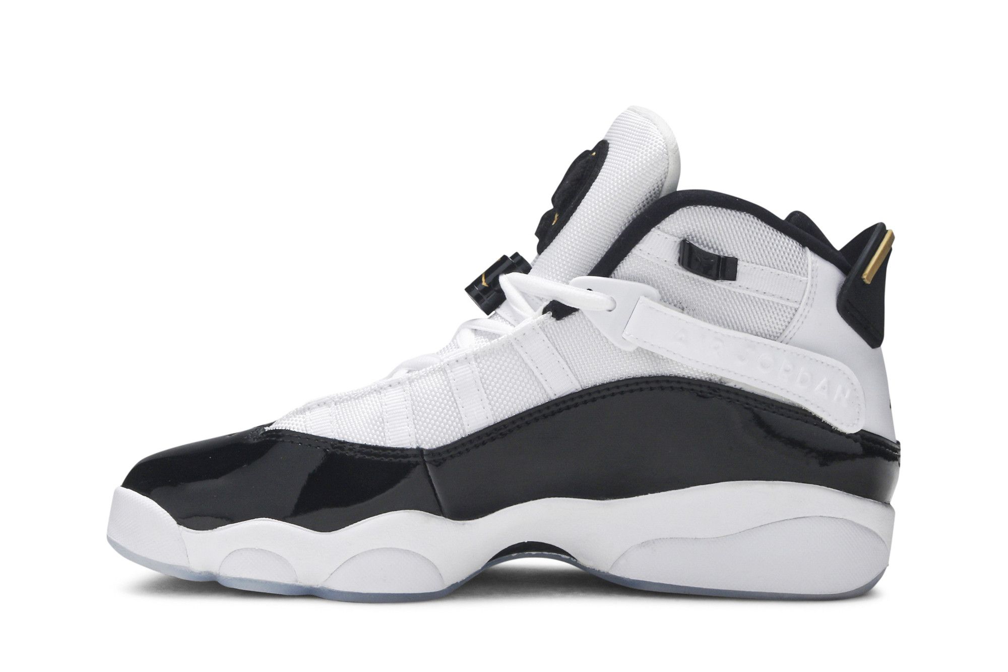 jordan 6 rings gold and white