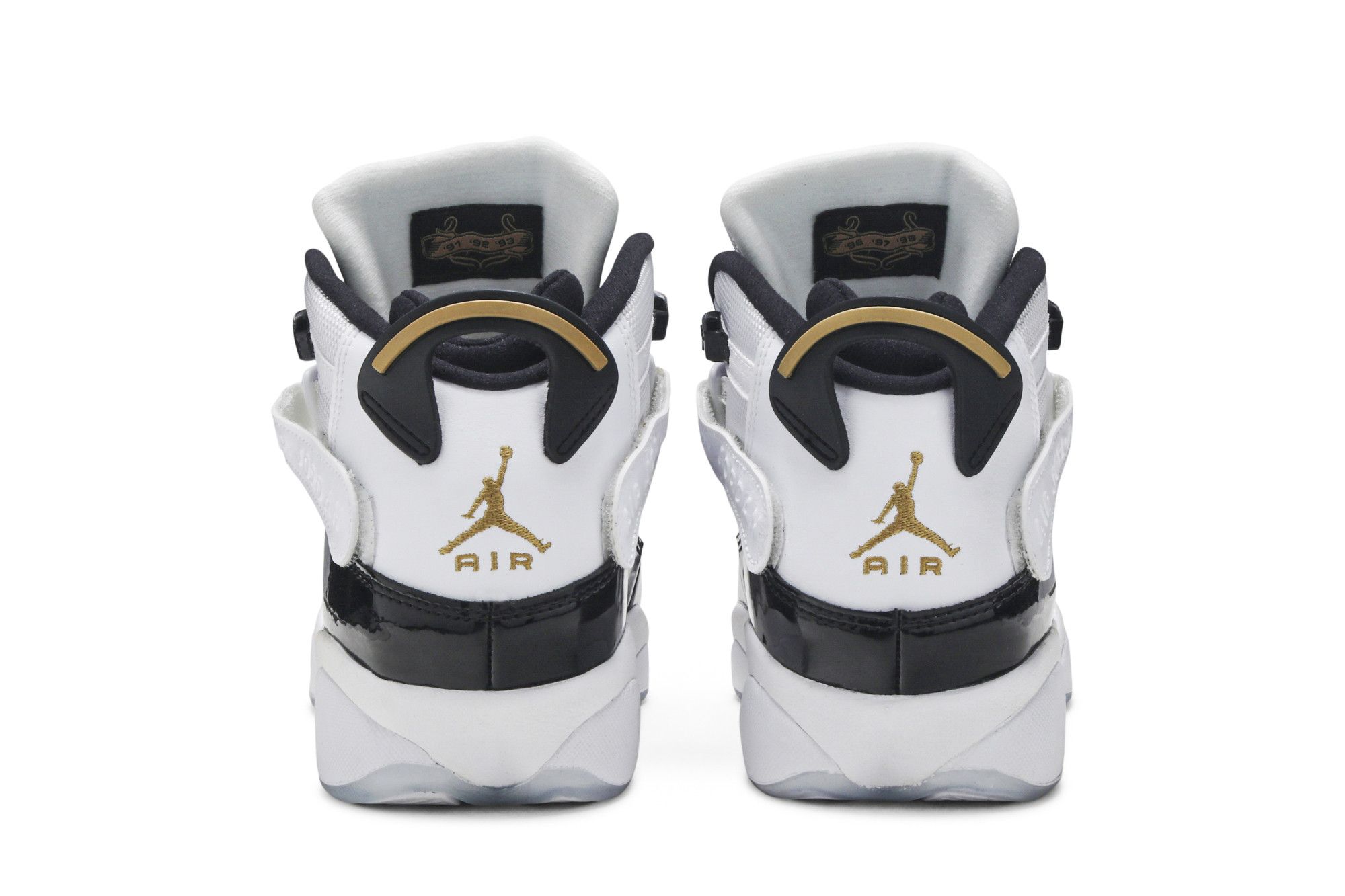 Jordan 6 rings white and gold online