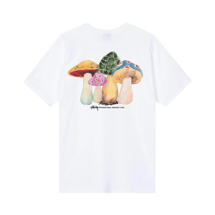 Stussy Shrooms Tee White