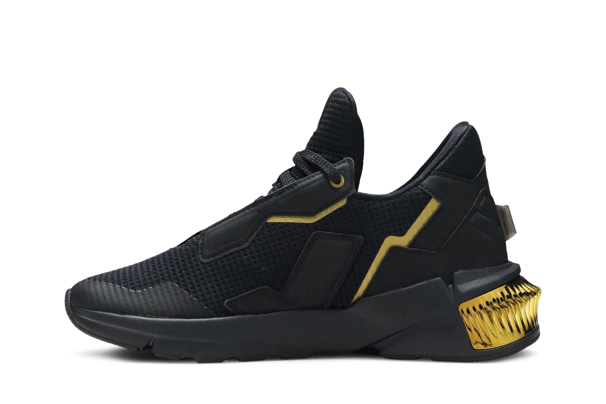 985　アネモネ 8.5 Puma Provoke XT Wns Black Gold Women Cross Training Shoes