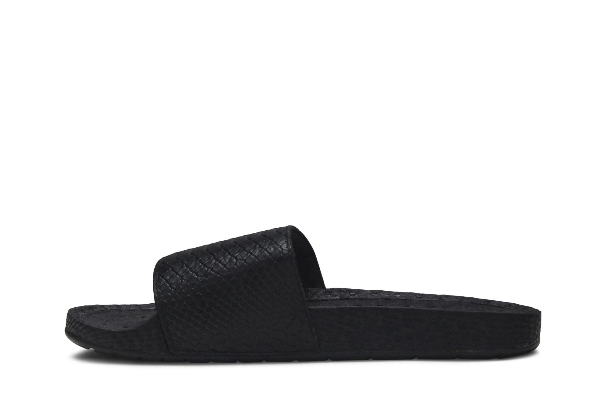 Adilette boost slides snakeskin top