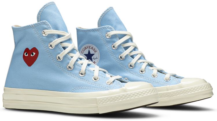 Comme des Garcons PLAY x Converse Chuck 70 High Bright Blue