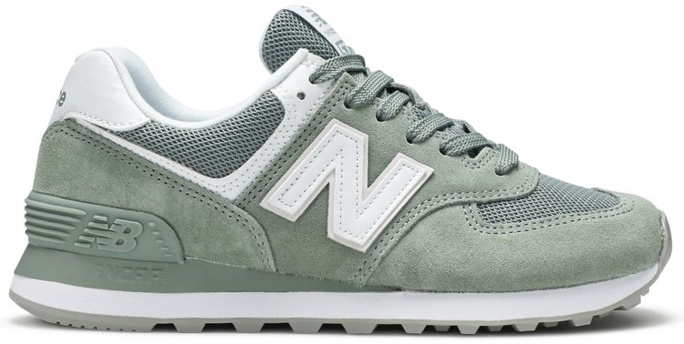 New Balance Wmns 574 Green White