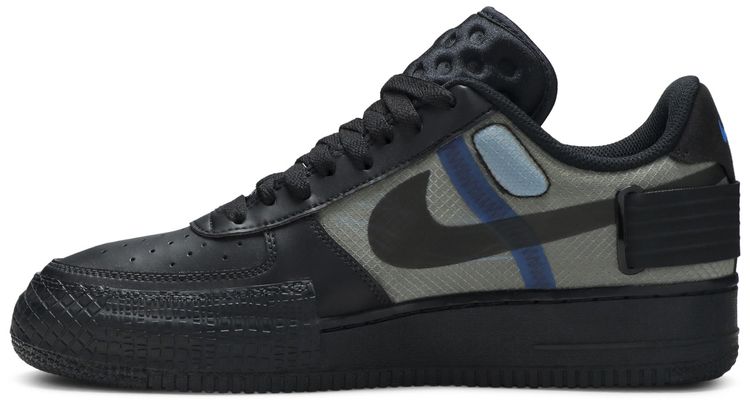Nike Air Force 1 Type Black Photo Blue