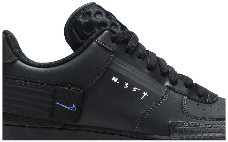 Nike Air Force 1 Type Black Photo Blue