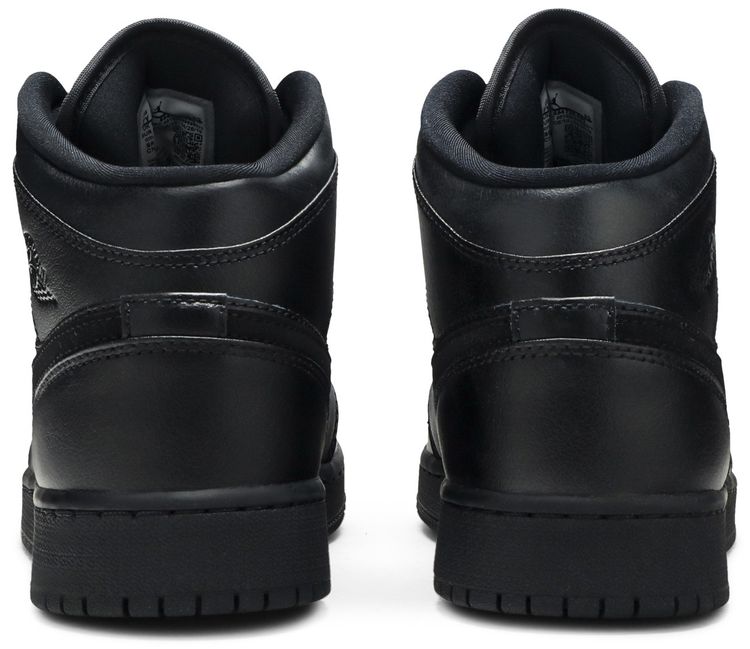 Air Jordan 1 Mid GS Deep Black