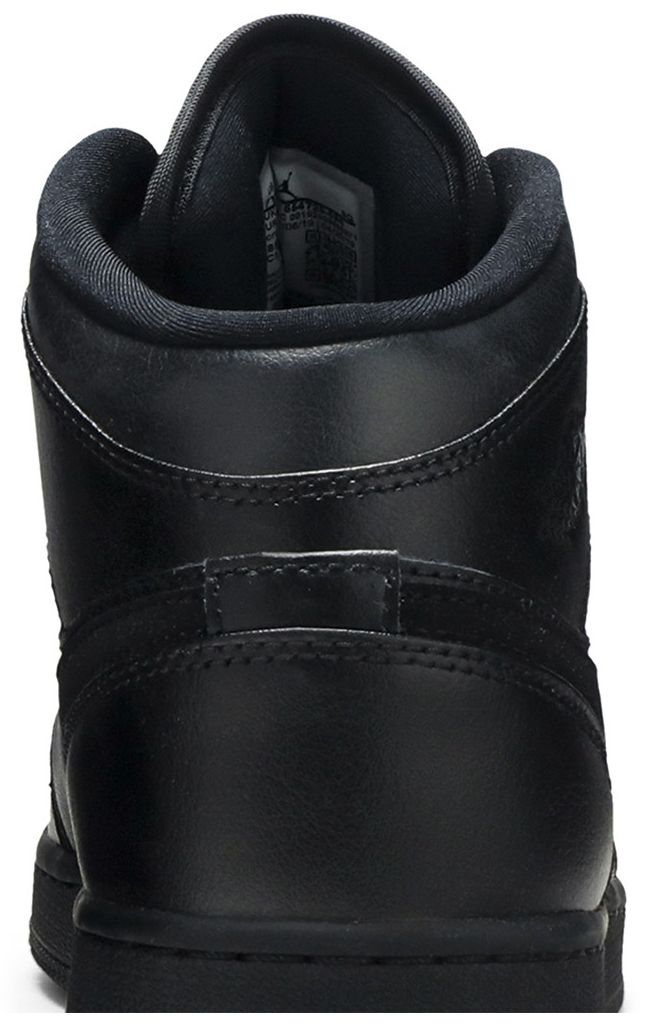 Air Jordan 1 Mid GS Deep Black