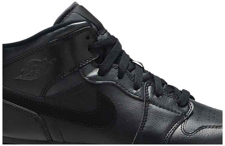 Air Jordan 1 Mid GS Deep Black