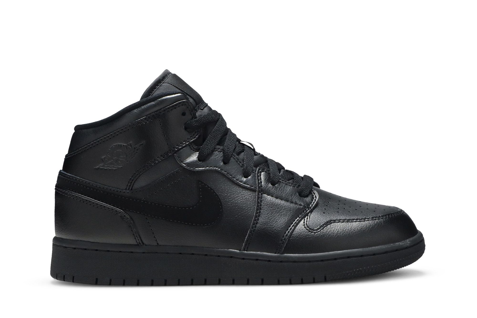 Buy Air Jordan 1 Mid GS Deep Black 554725 090 GOAT DE