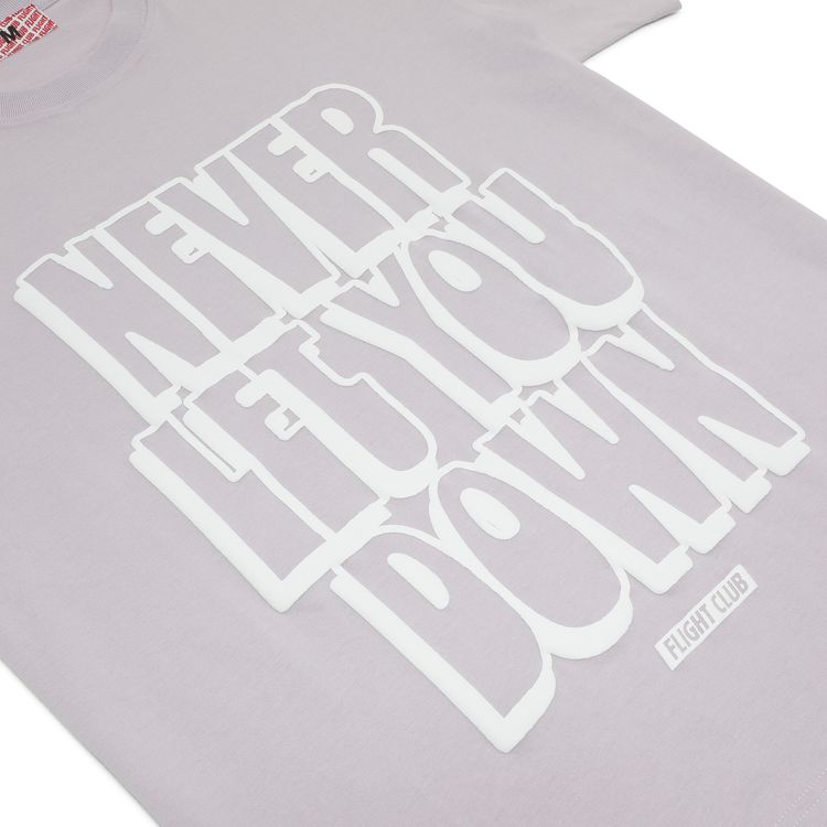 Flight Club Never Let You Down Tee Baby PurpleWhite