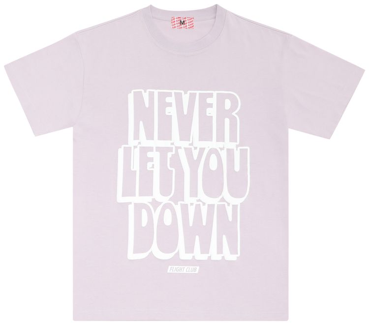Flight Club Never Let You Down Tee Baby PurpleWhite